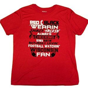 NLC Gildan Wisconsin Badger Football T-Shirt